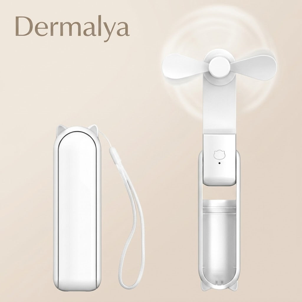 Mini Ventilateur Portable Puissant 3-en-1 - Dermalya
