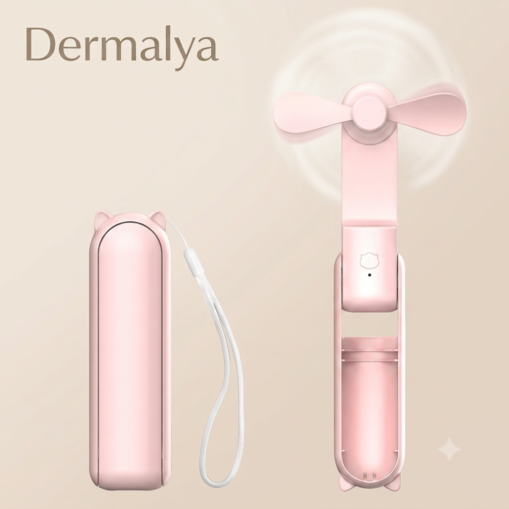 Mini Ventilateur Portable Puissant 3-en-1 - Dermalya
