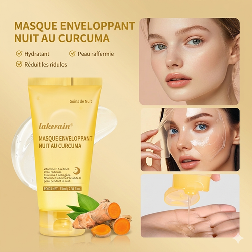 Masque de Nuit au Collagène lakerain - Peel-Off Raffermissant & Anti-Rides