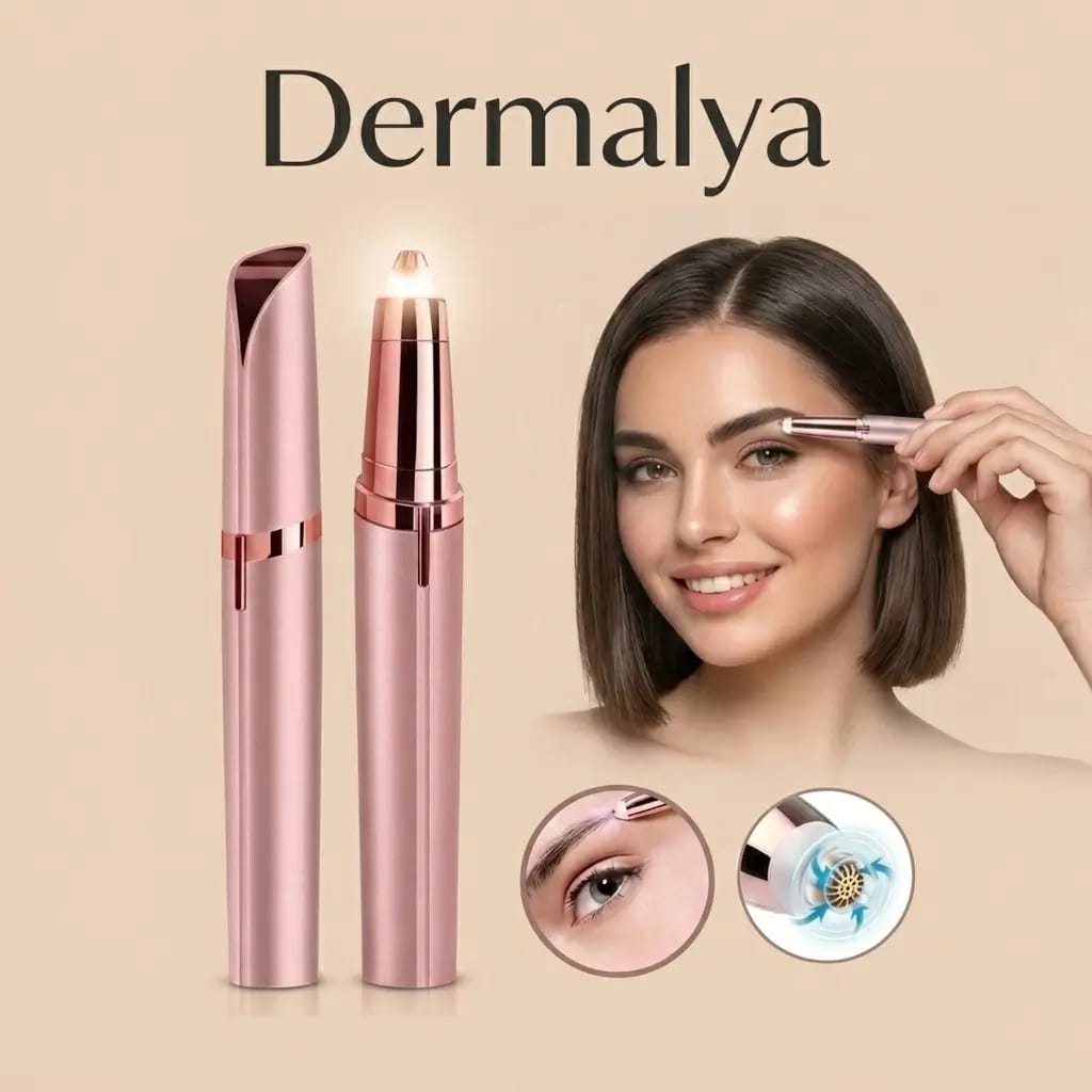 Oubliez la pince à épiler qui tire la peau.Voici Le Stylo Épilateur Sourcils